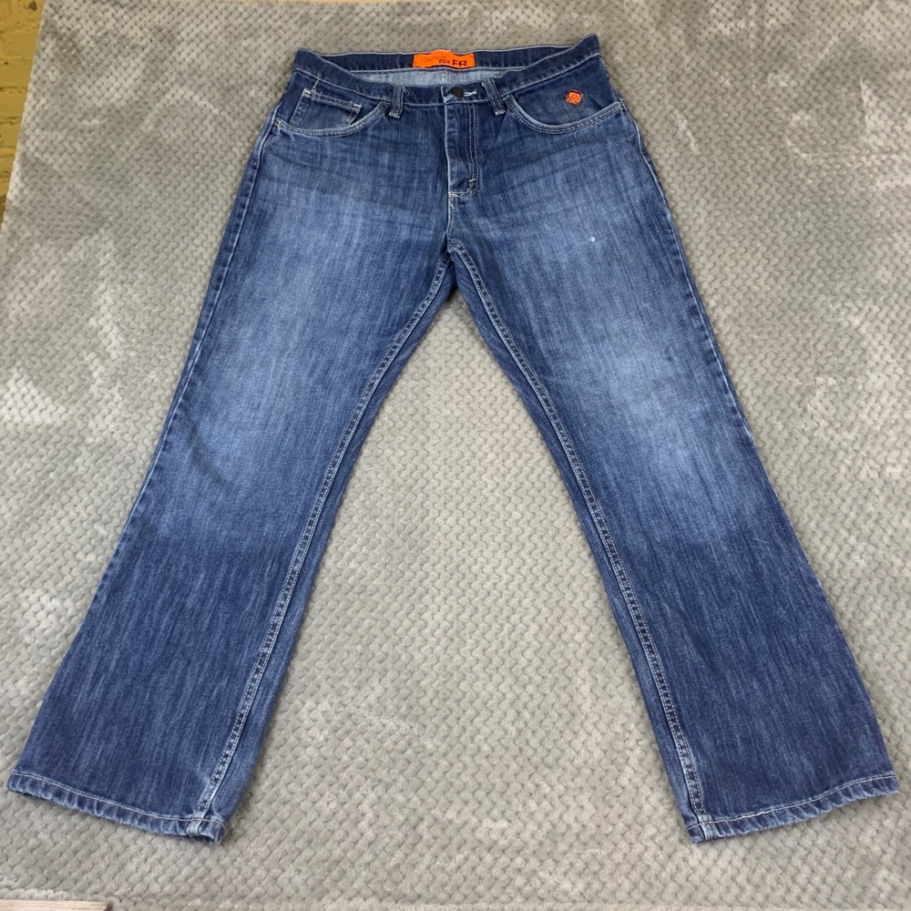 Wrangler 20X FR Mens Flame Resistant Jeans 32x30 Blue CAT2 2112 10FR42MWR